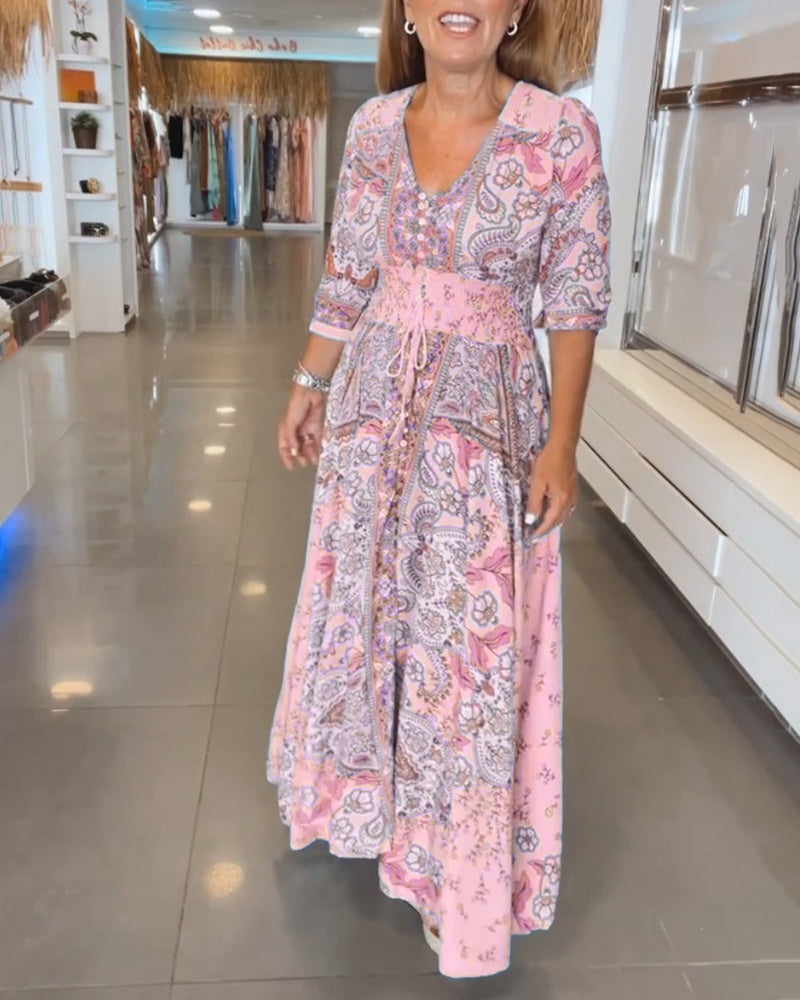 Raven | Chic V-Neck Dress for Elegant Getaways