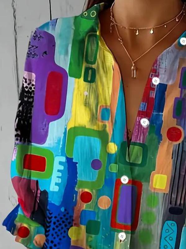 Elegant Mila Button-Up Shirt