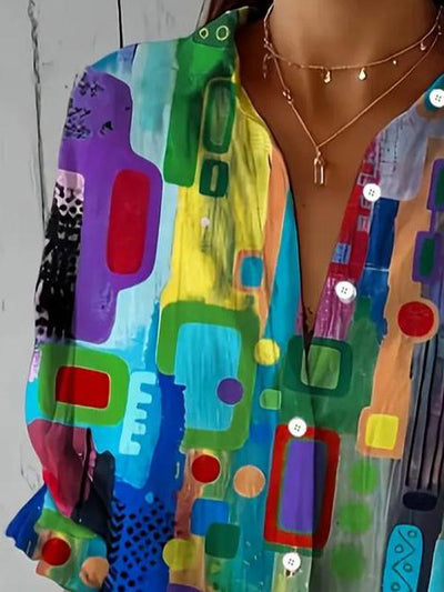 Elegant Mila Button-Up Shirt