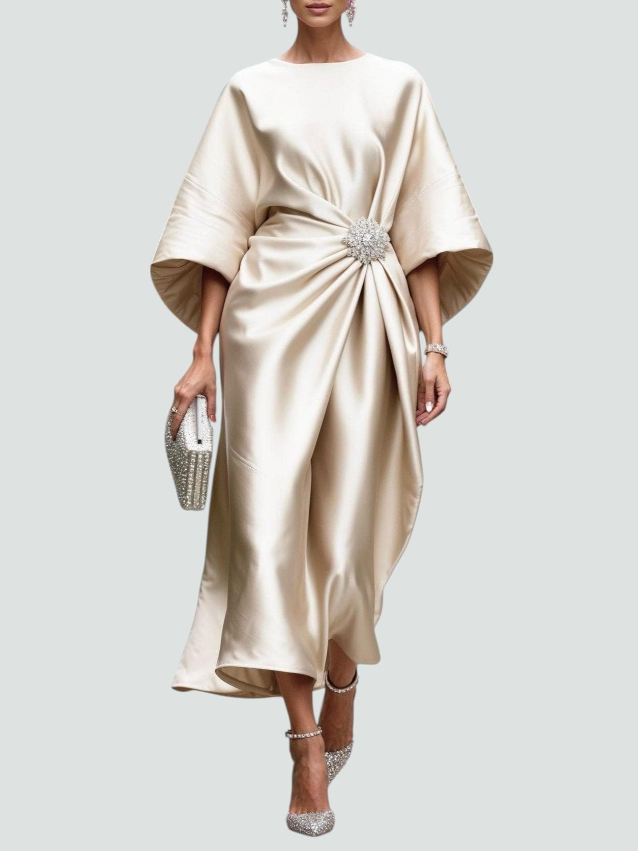 Annalena | Elegant Long Dress – Timeless Sophistication with Effortless Comfort