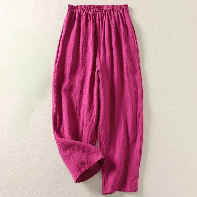 Tamara - Set of 5 Breezy Linen Trousers