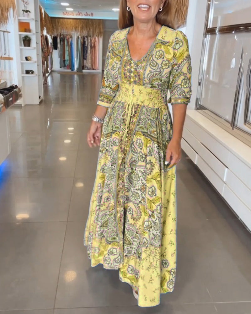 Raven | Chic V-Neck Dress for Elegant Getaways