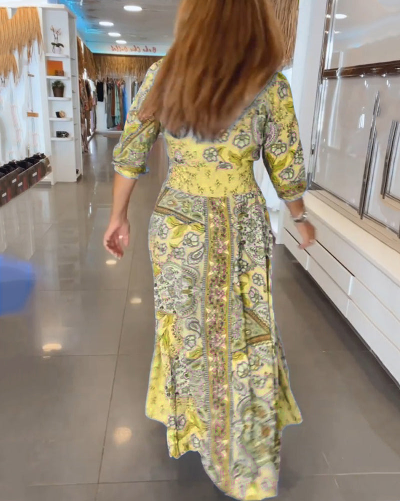 Raven | Chic V-Neck Dress for Elegant Getaways