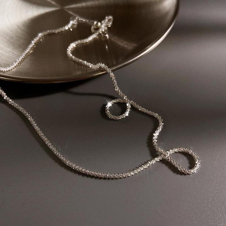Star Light Silver Necklace Set