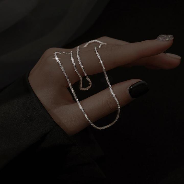 Star Light Silver Necklace Set