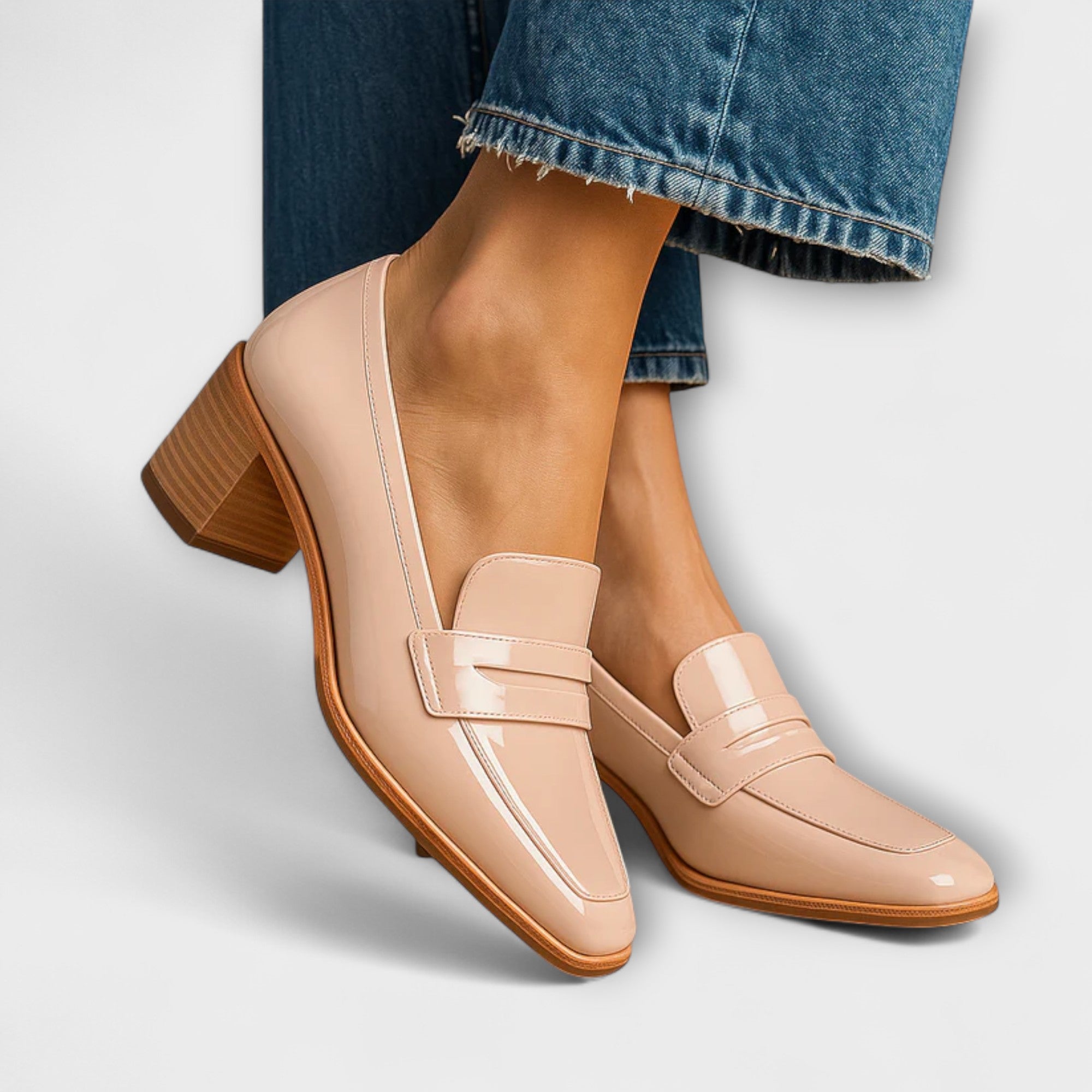 Elaine - Shiny Loafers
