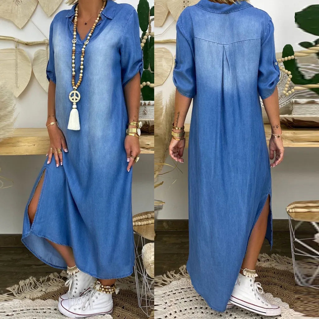 Germaine | Chic Dress Featuring a Side Slit