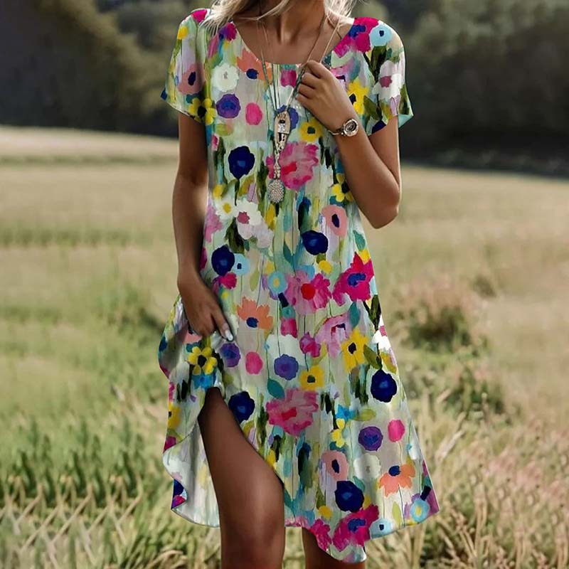 Daphne | Floral Pattern Dress
