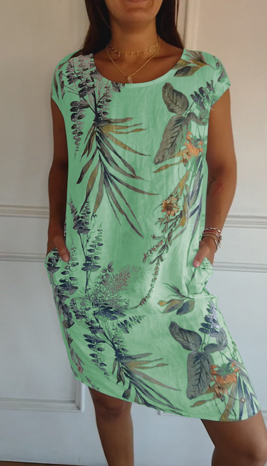 Anne | Cozy Round Neck Dress
