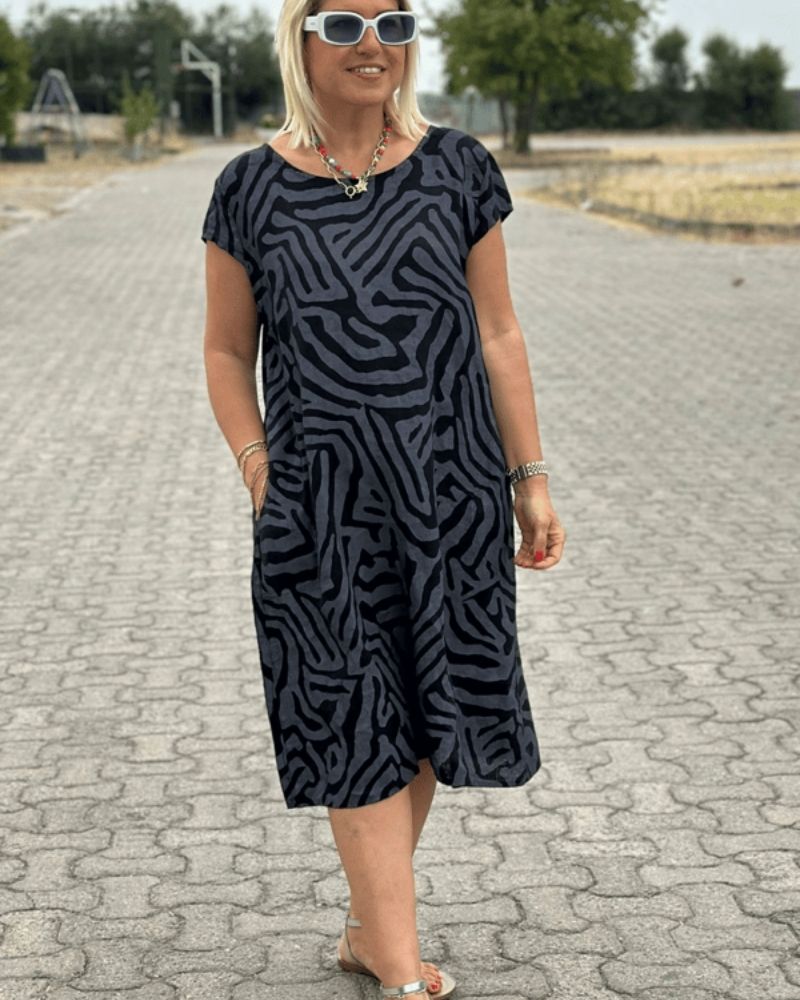 Nylah | Round Neck Summer Dress