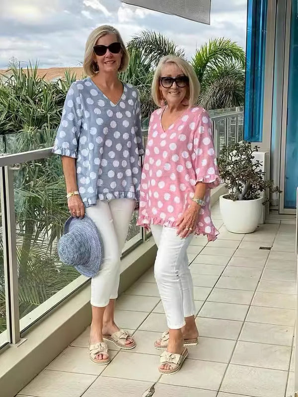 Chic V-Neck Blouse for Women