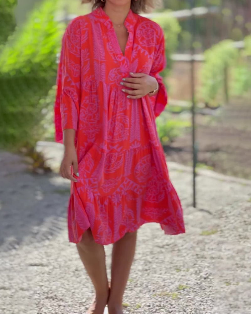 Leda | Bohemian Geometric Dress