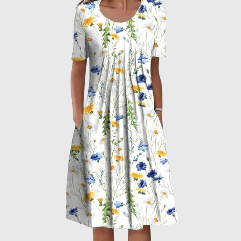 Doreen - Elegant Tummy Covering Dress