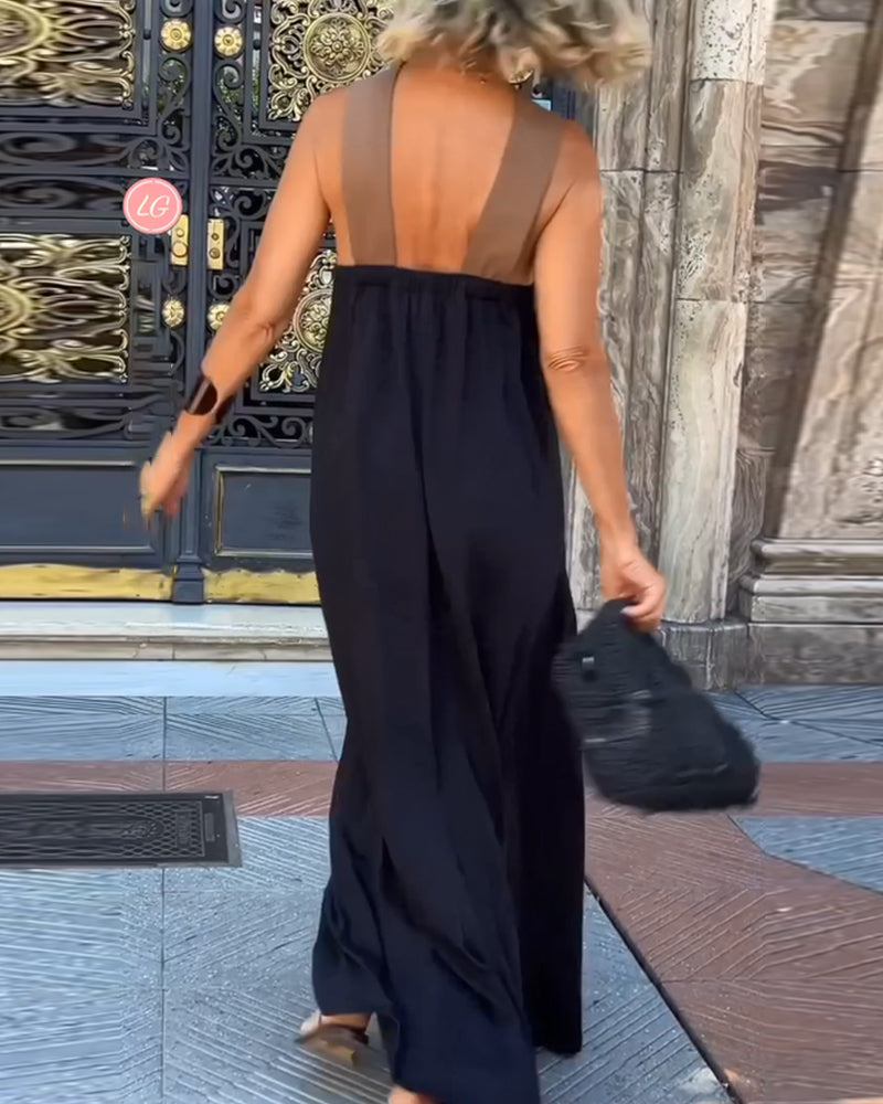 Ludivine | Summer Halter Neck Dress