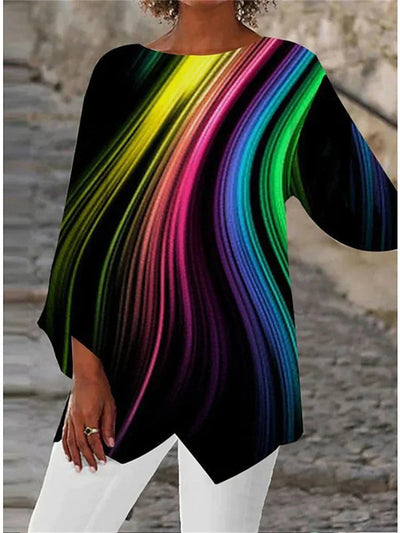 Soraya Long Sleeve Graphic Top