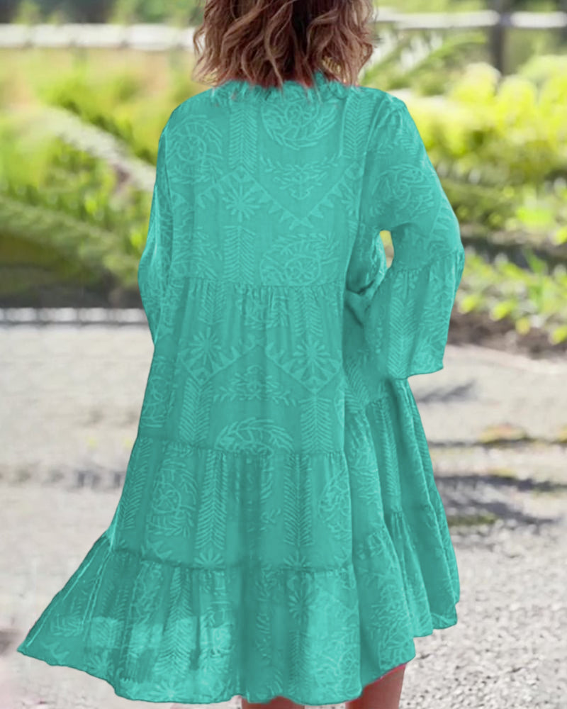 Leda | Bohemian Geometric Dress
