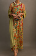 Rosalina | Chic Long Dress with Matching Stole