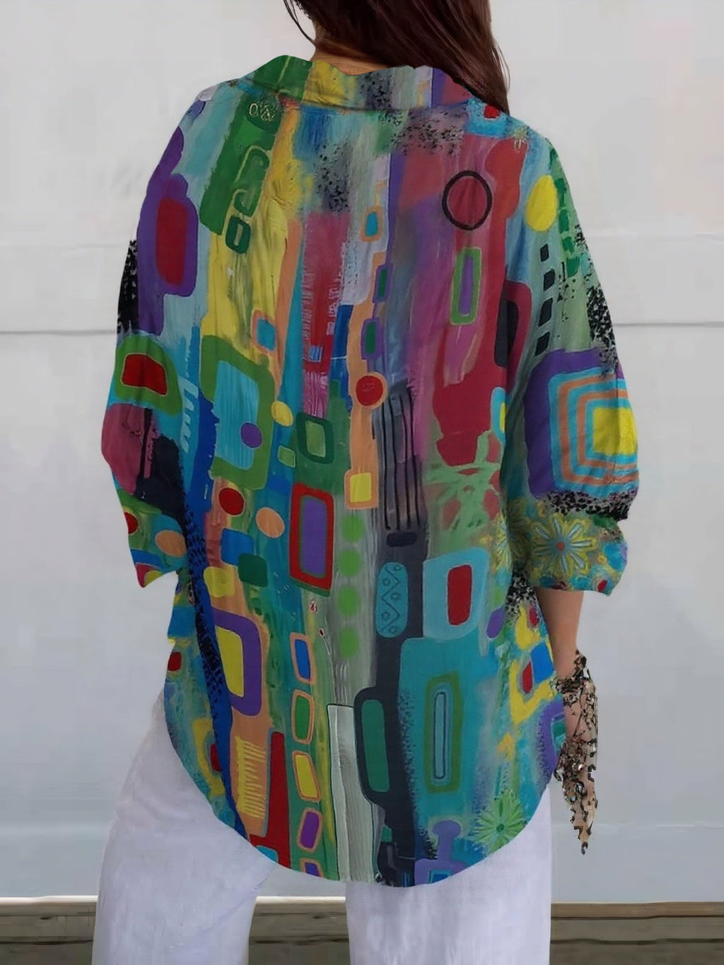 Elegant Mila Button-Up Shirt