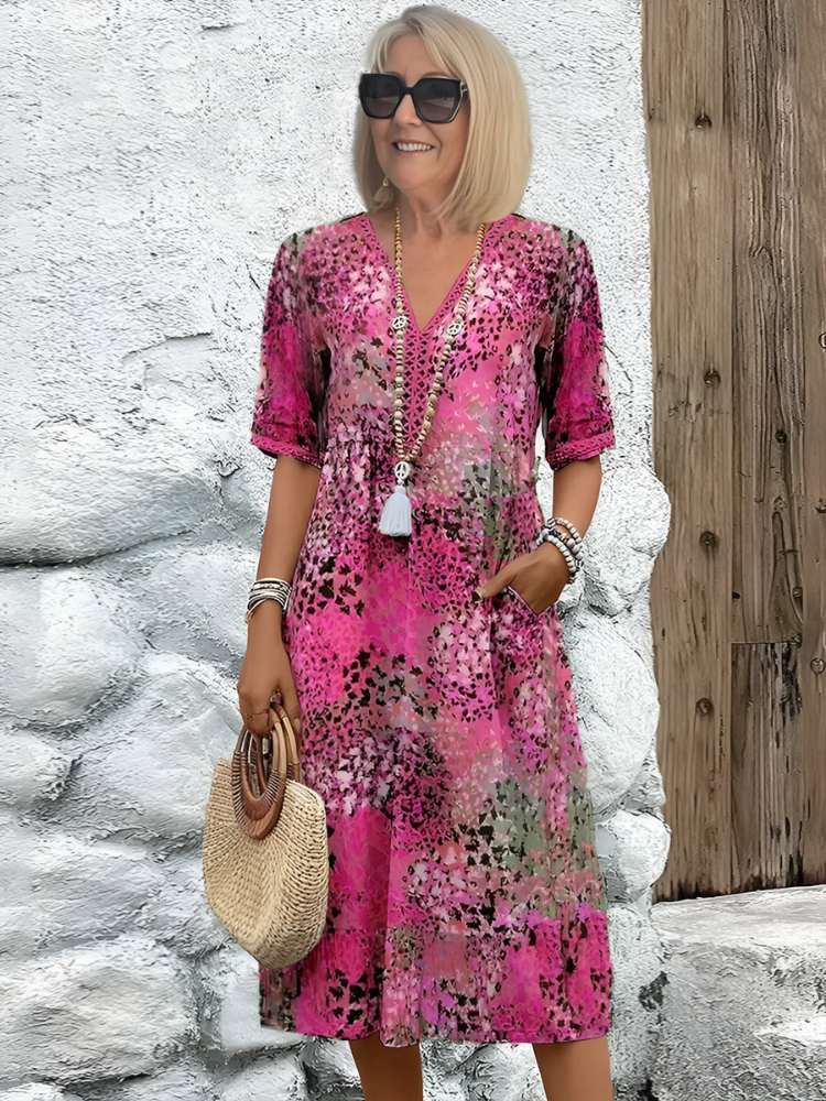 Mirabelle | Colorful Midi Dress