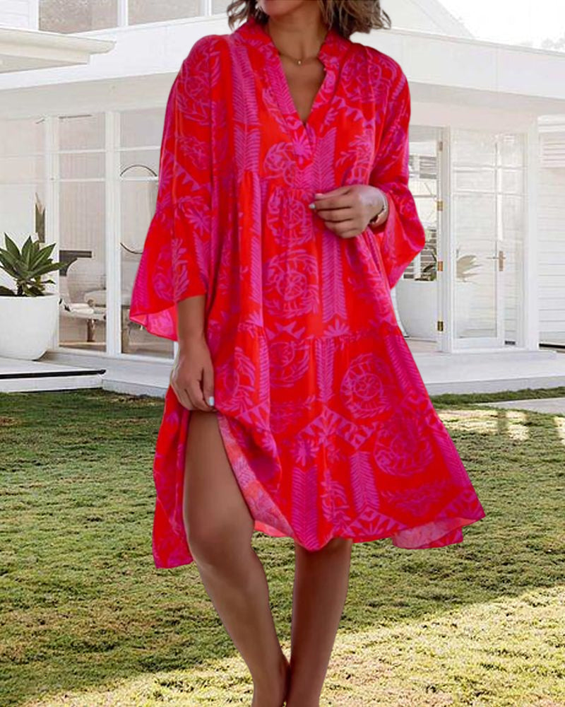 Leda | Bohemian Geometric Dress