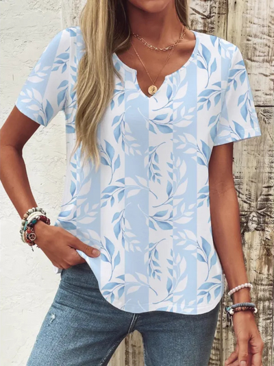 Charis Floral Print Button-Up Shirt