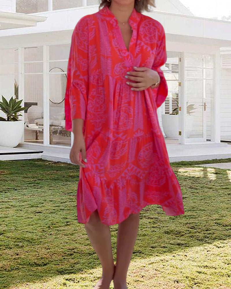 Leda | Bohemian Geometric Dress