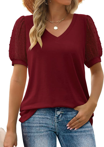 Chic V-Neck Elegant Top