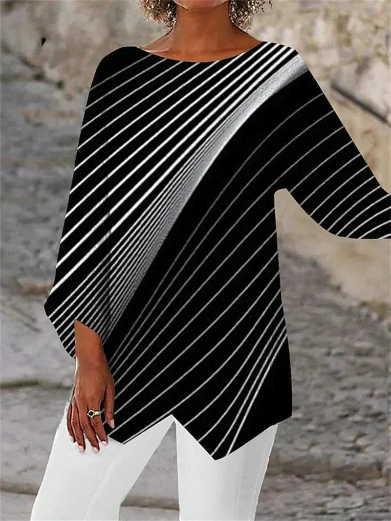 Soraya Long Sleeve Graphic Top