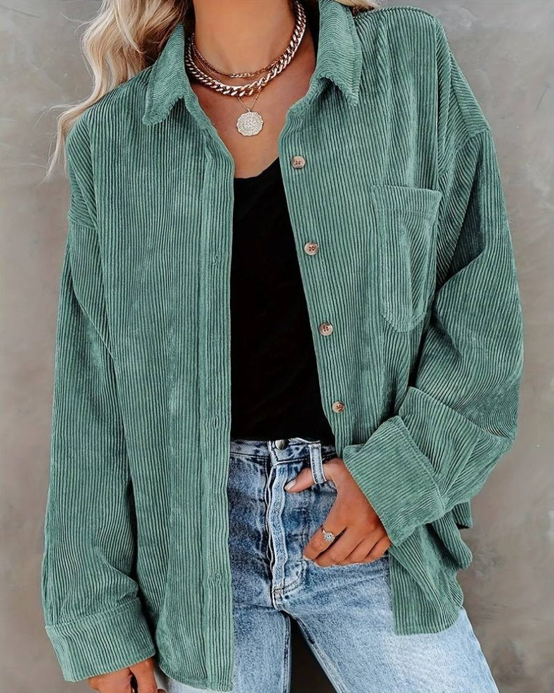 Classic Bella Velvet Shirt in Vintage Style