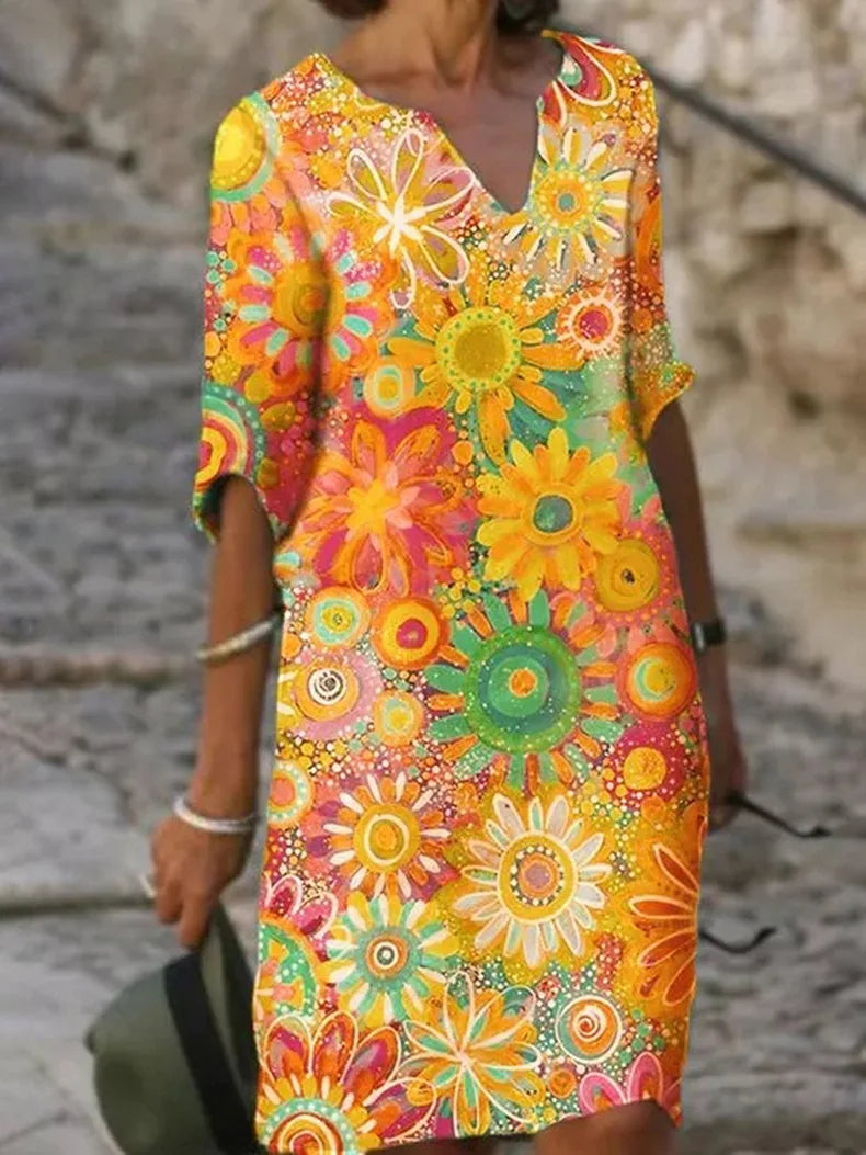 Haris | Blooming Floral Dress