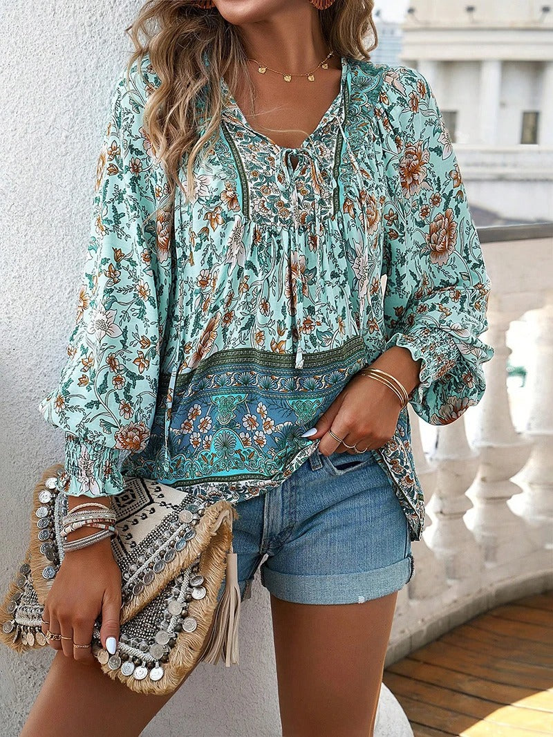 Helena Relaxed Summer Blouse