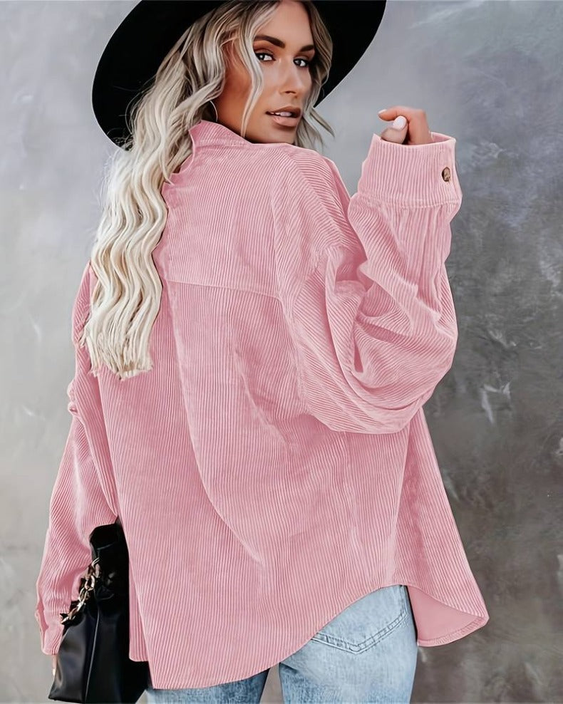 Classic Bella Velvet Shirt in Vintage Style