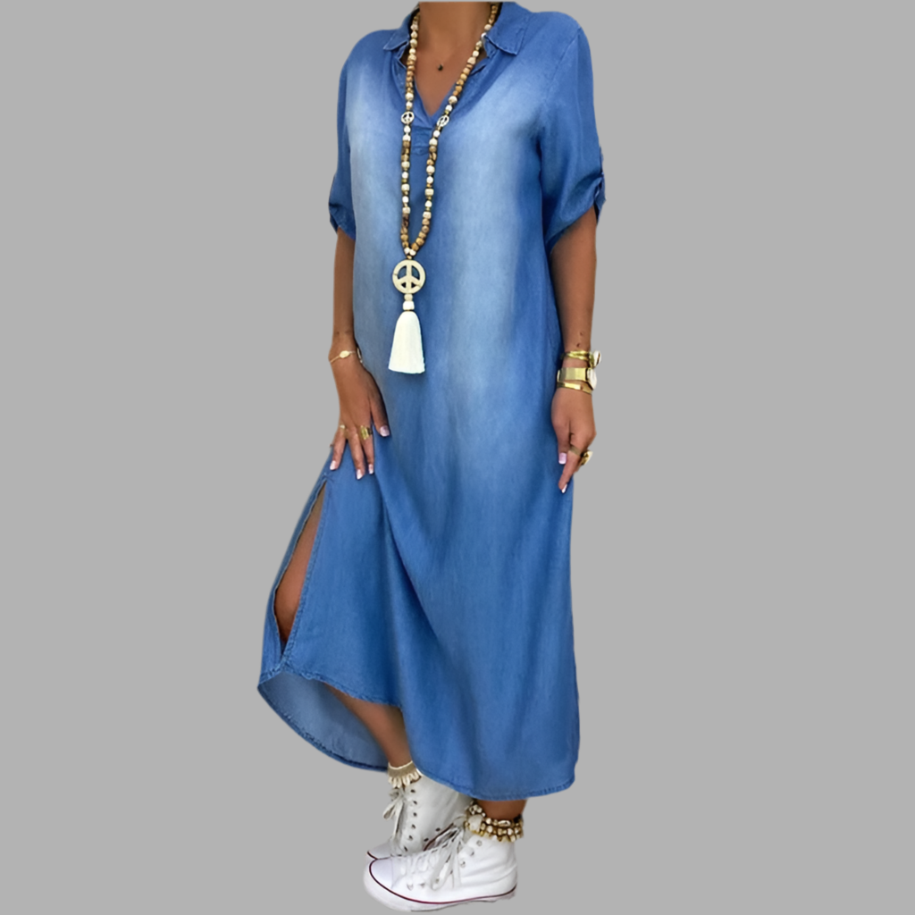 Germaine | Chic Dress Featuring a Side Slit