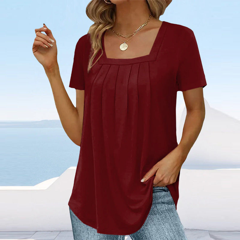 Pleated Athena Blouse