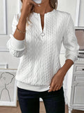 Chic Hannah Zip-Up Jumper