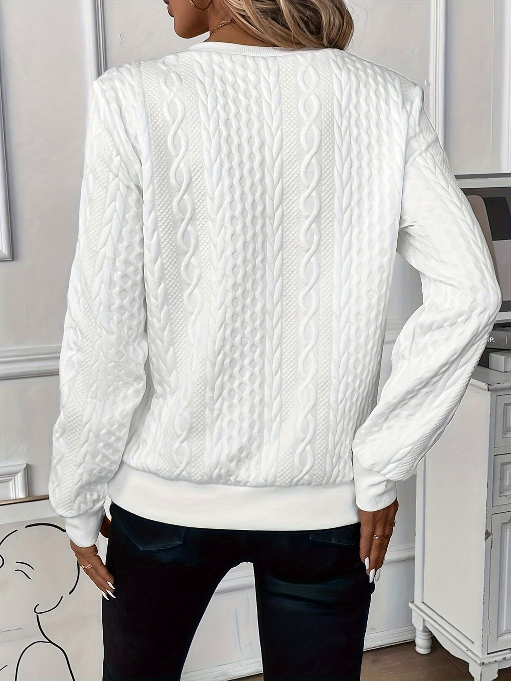 Chic Hannah Zip-Up Jumper