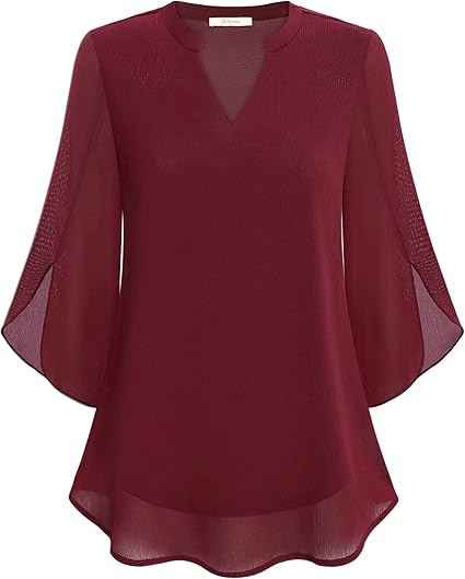 Layered Ginger Blouse
