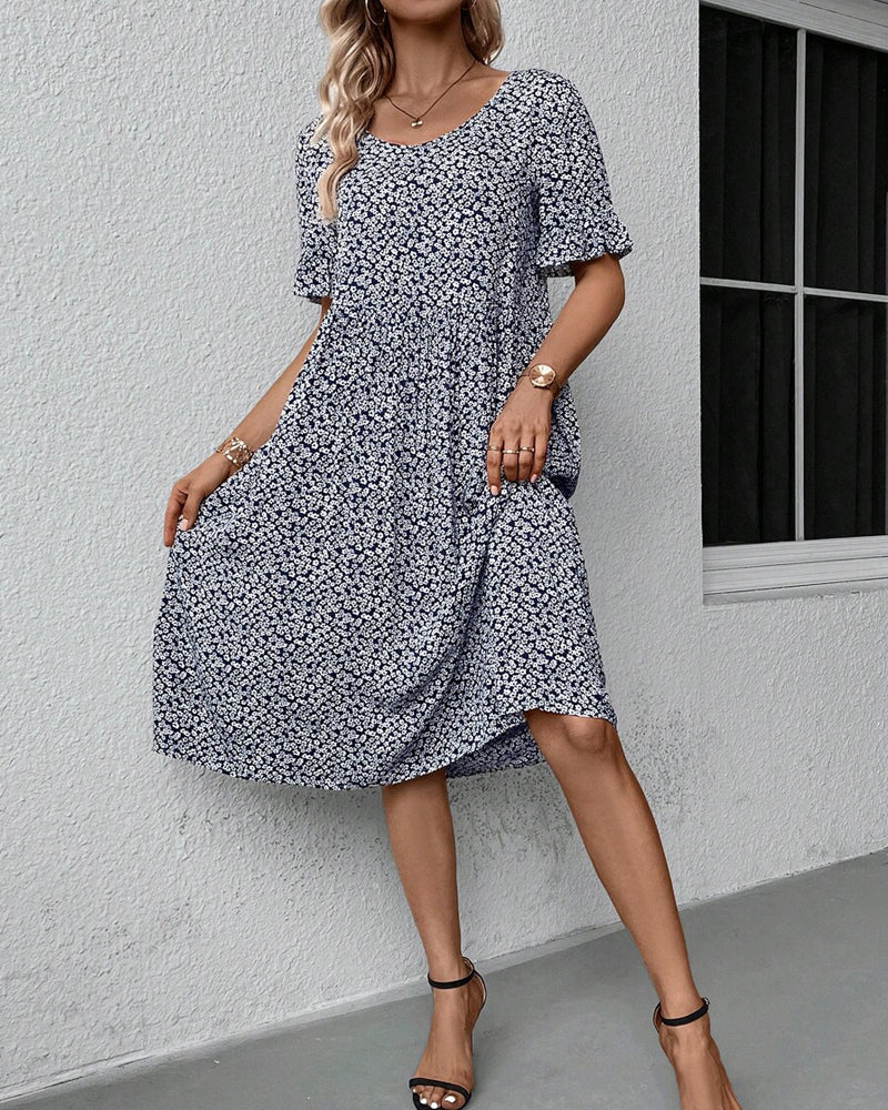 Chara | Graceful Floral Gown