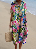 Carina | Vibrant Floral Print Dress