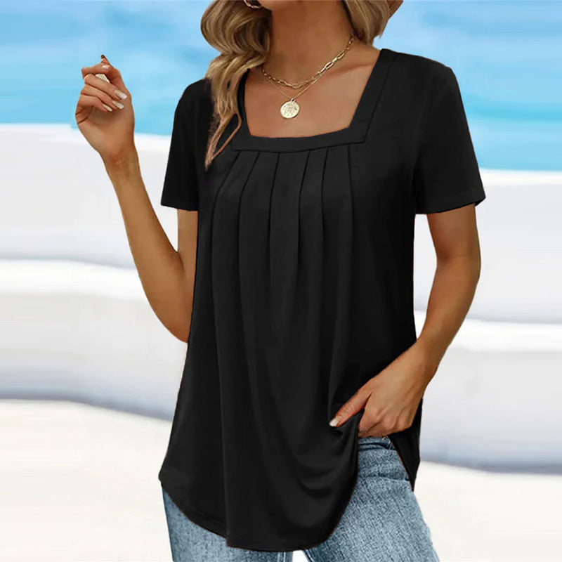 Pleated Athena Blouse