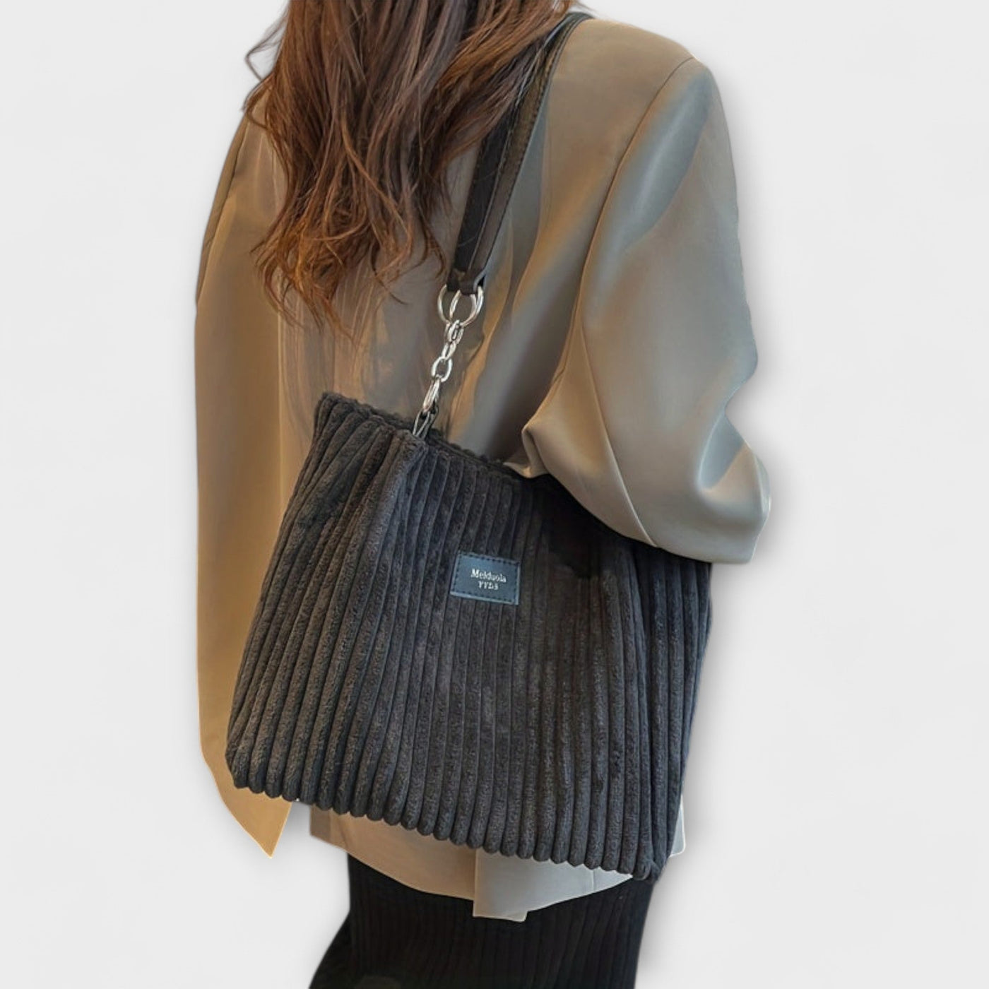 Claire - Soft Cord Shoulder Bag