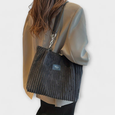 Claire - Soft Cord Shoulder Bag