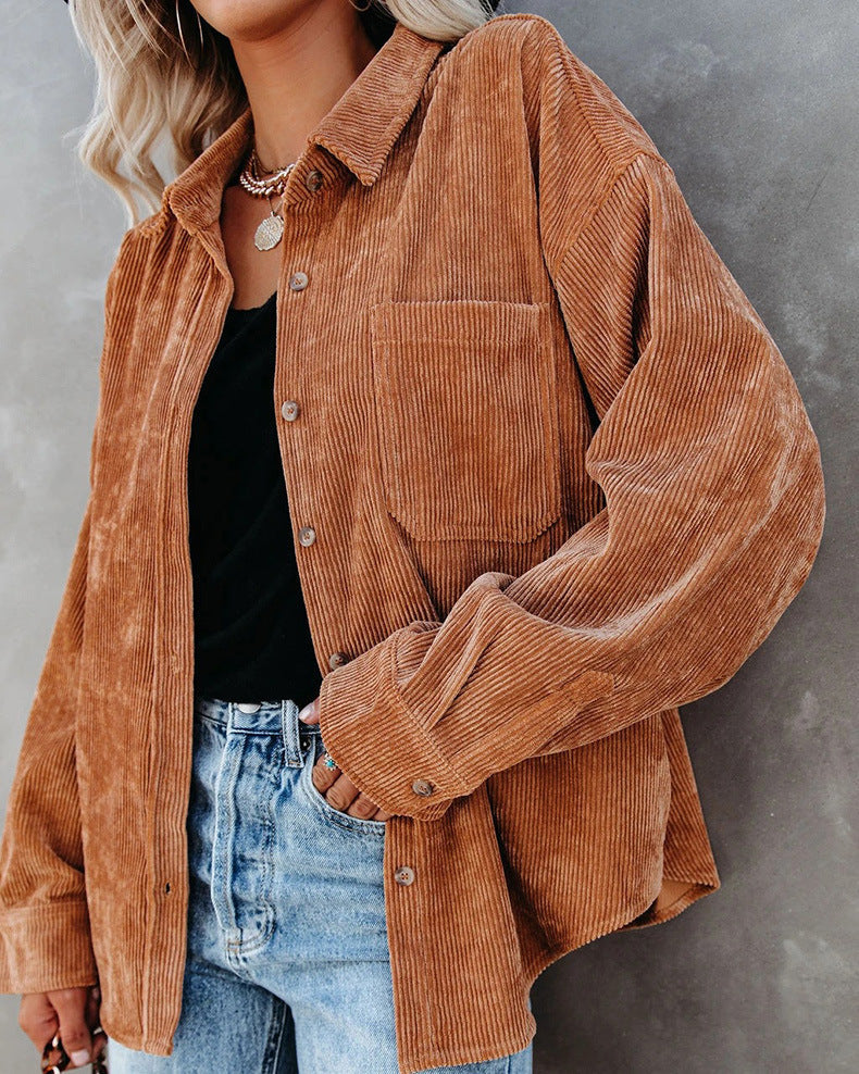 Classic Bella Velvet Shirt in Vintage Style
