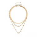 Vintage Gold 3-Piece Layered Necklace