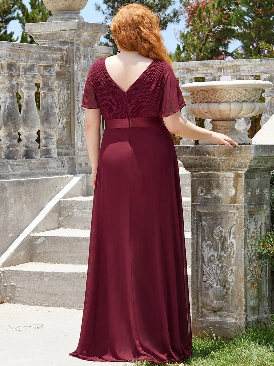 Monique | Elegant Long Bridesmaid Dress with Empire Waist