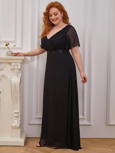 Monique | Elegant Long Bridesmaid Dress with Empire Waist