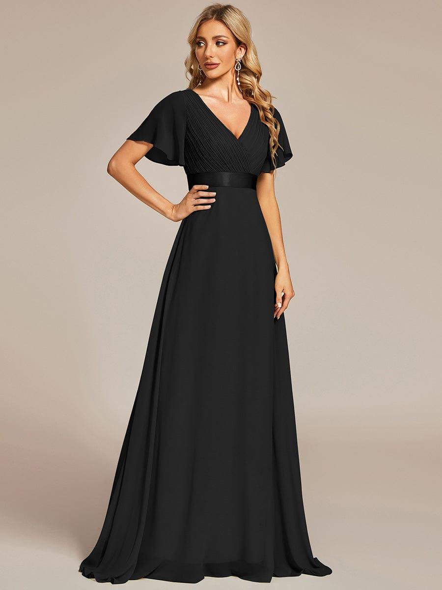 Monique | Elegant Long Bridesmaid Dress with Empire Waist
