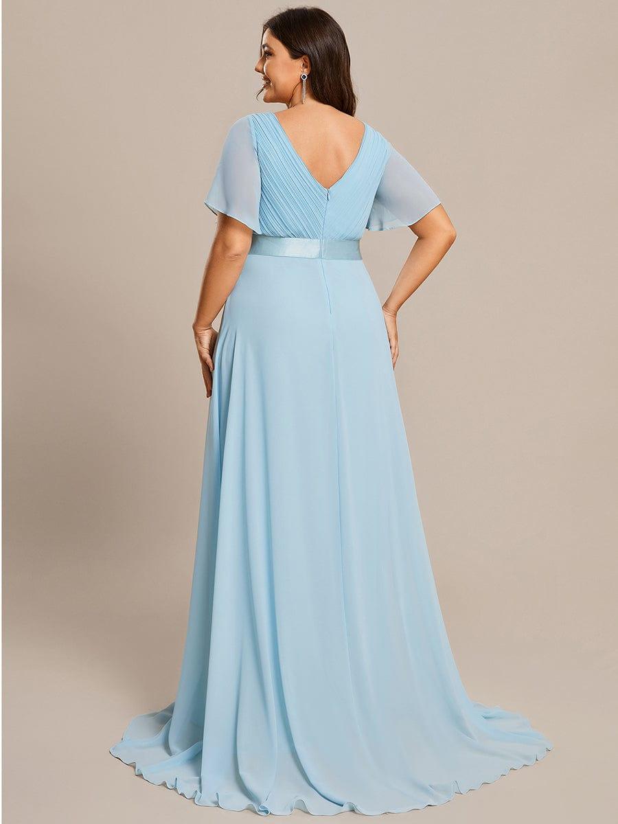 Monique | Elegant Long Bridesmaid Dress with Empire Waist