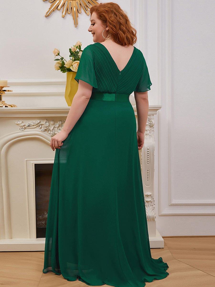 Monique | Elegant Long Bridesmaid Dress with Empire Waist