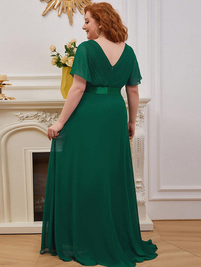 Monique | Elegant Long Bridesmaid Dress with Empire Waist